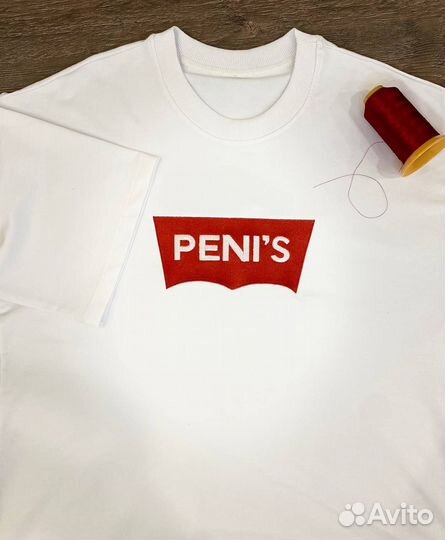 Футболка с вышивкой Penis