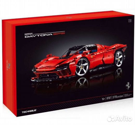 Аналог Lego Technic Ferrari Daytona sp3 42143