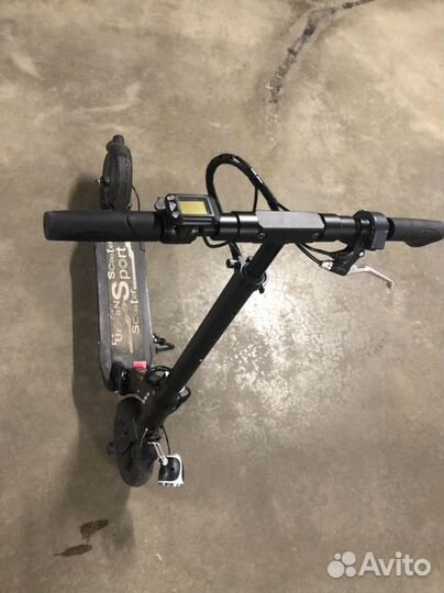 Самокат взрослый 2-х колёсный потёртый