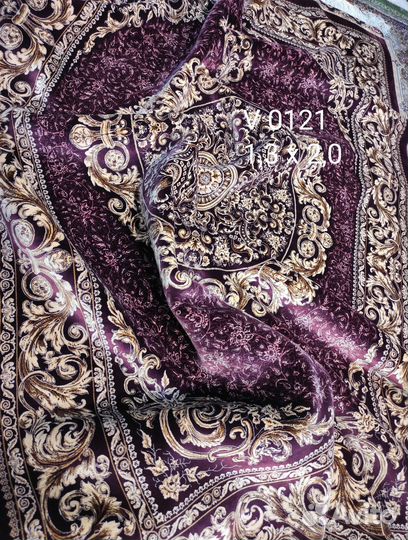 Ковёр шёлк Иранский Бордовый модал