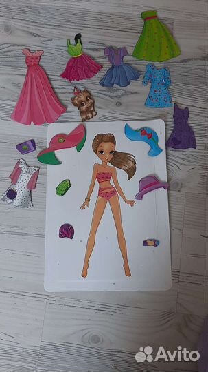Одень свою куклу. Настольная игра