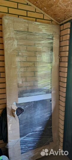 Алюминиевая дверь в сборе с коробкой