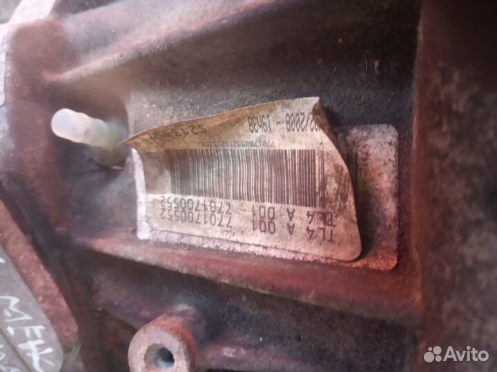 МКПП 6ст TL4A0017701700552 на 1.5 DCI Рено