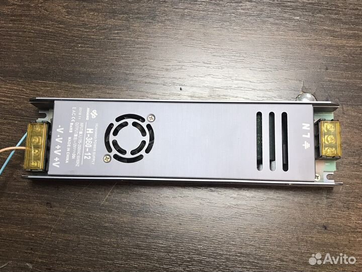 Блок питания для светодиодной ленты 12в-360вт-30А