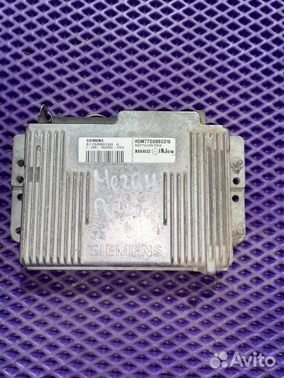 Блок управления двигателем Renault Megane