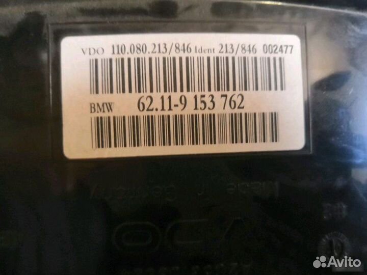 Панель приборов Bmw 525I E60 N52 2007