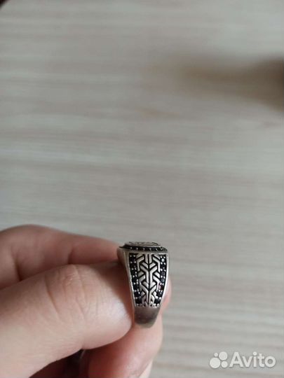 Перстень серебро