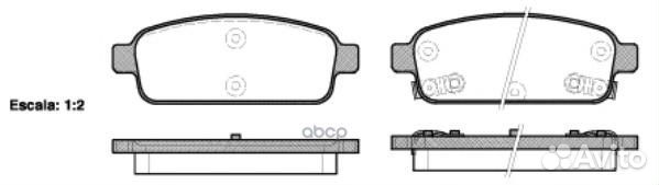 1432 02 13300867 колодки дисковые з Opel Ast