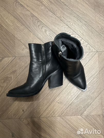 Ботильоны зимние 37 кожаные