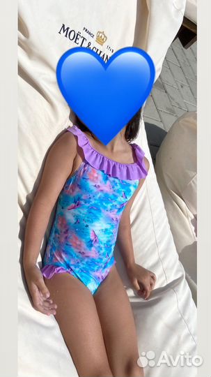 Купальник сплошной + шапочка для бассейна