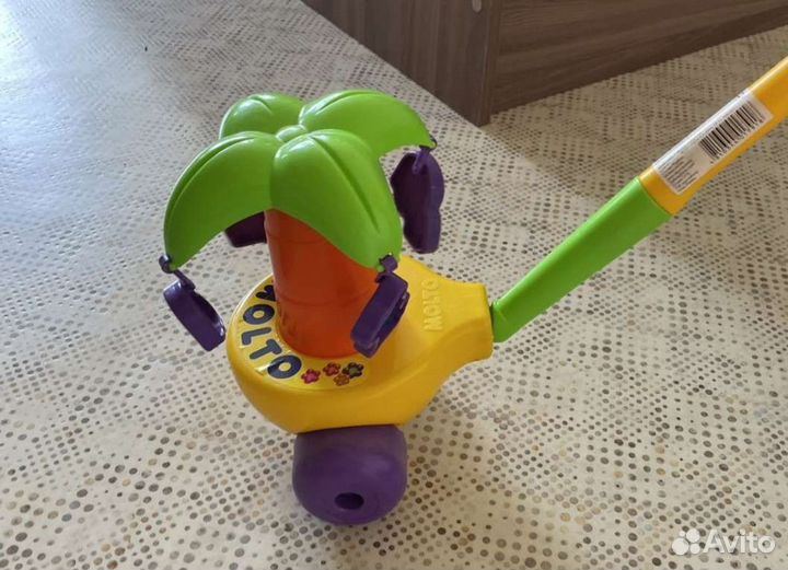 Тележка толлокар детский. Каталка с ручкой