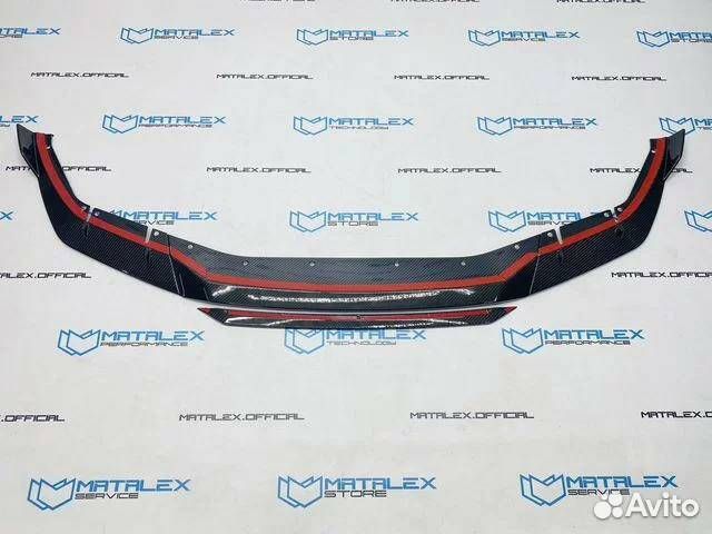 Сплиттер BMW M5 F90 рестайлинг, сухой карбон