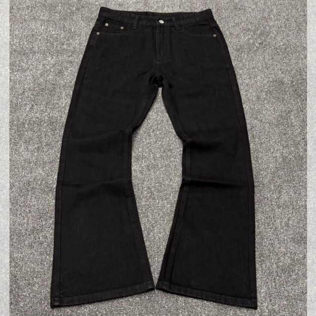 Джинсы клеш zara flared type bootcut jeans