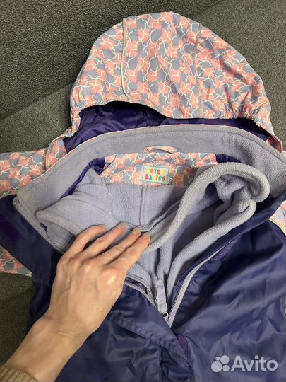 Комбинезон весенний 74 с отстегиваемой флиской