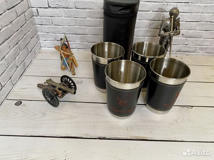 Стаканы дорожные металлические