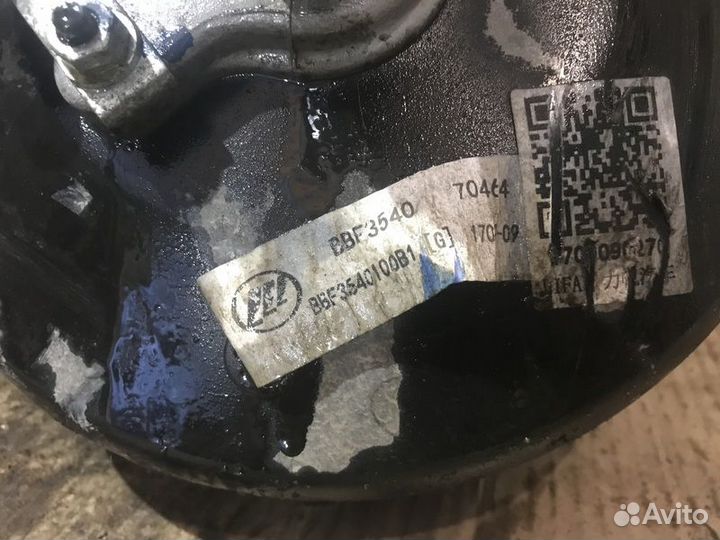 Вакуумный усилитель тормозов Lifan Solano 2