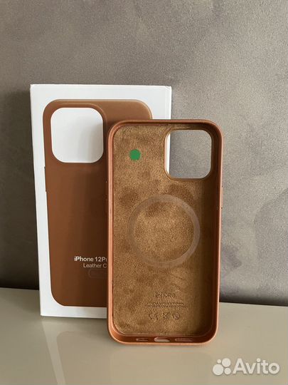 Новый кожаный чехол Apple iPhone12 Pro Max MagSafe