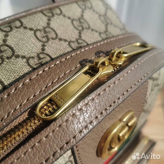 Рюкзак женский канва кожа GG Gucci