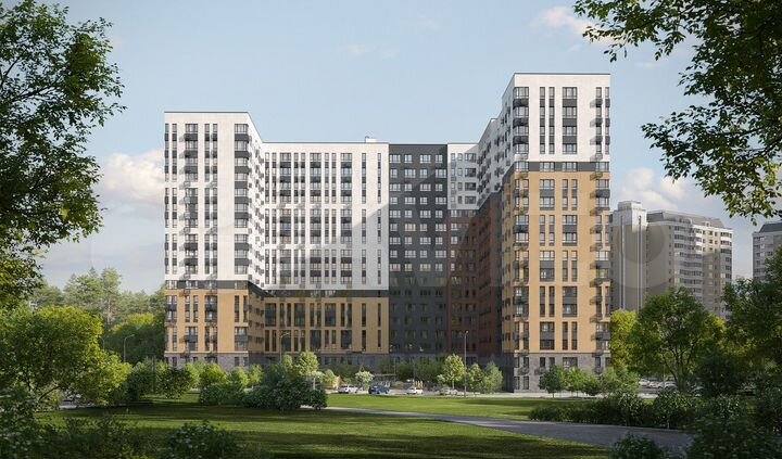 2-к. квартира, 55,7 м², 5/17 эт.