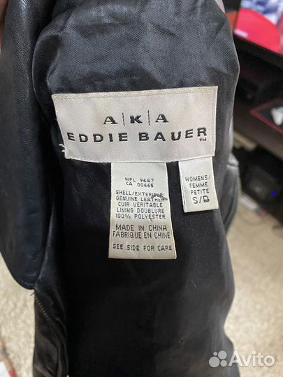 Кожаная куртка винтаж Eddie Bauer