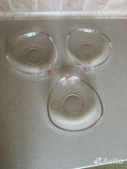 Тарелки с розочкой Германия