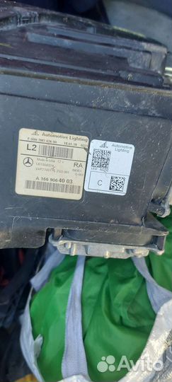 Фары Mercedes GLE W166