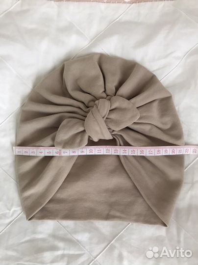 Шапка-узелок для девочки 2-3 года