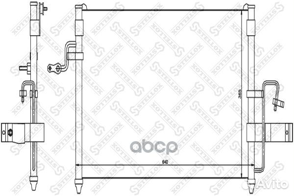 10-45062-SX радиатор кондиционера Daewoo Nubir