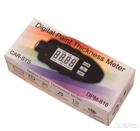 Толщиномер CarSys 8 1 6 Pro (черный)