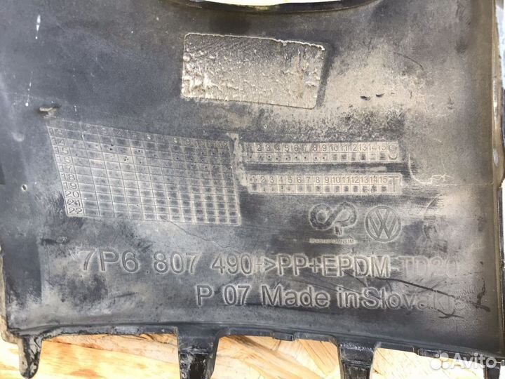 Накладка правой птф Volkswagen Touareg 2 2014-2018