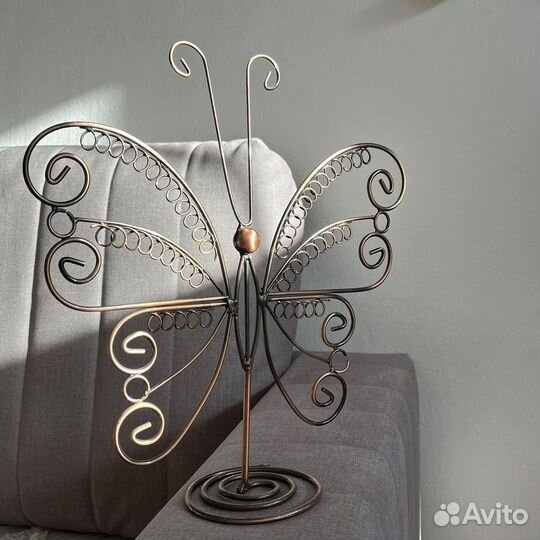 Держатель для украшений винтаж бабочка