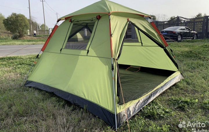 Палатка 3х местная автоматическая -зонт