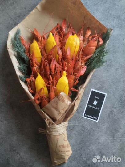 Мужской букет из раков с доставкой