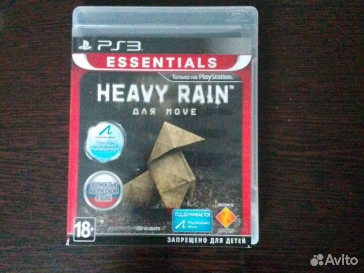 Игра для приставки. PS3 heavy rain для move