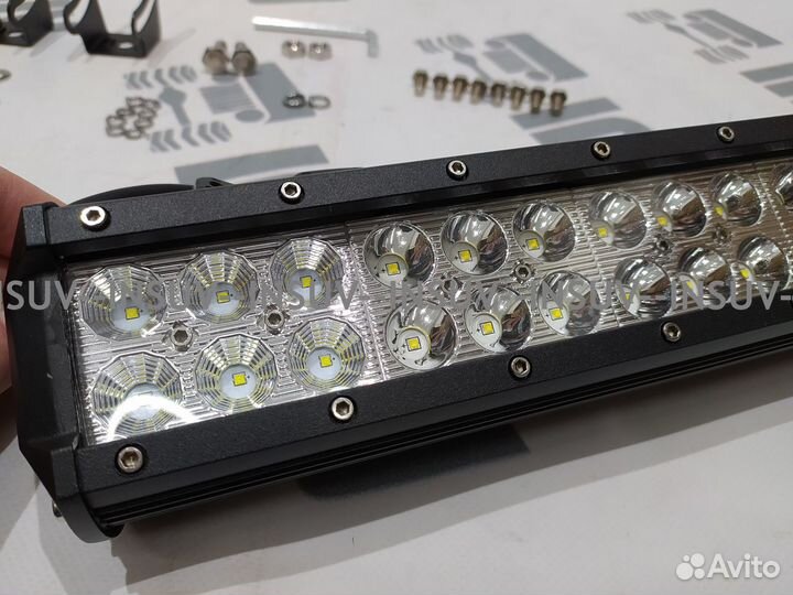 Светодиодная фара (балка) 108W ближний+дальний