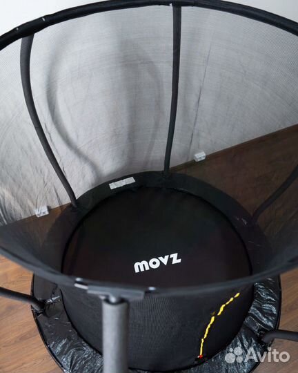 Детский батут с сеткой для дома, улицы 152 см