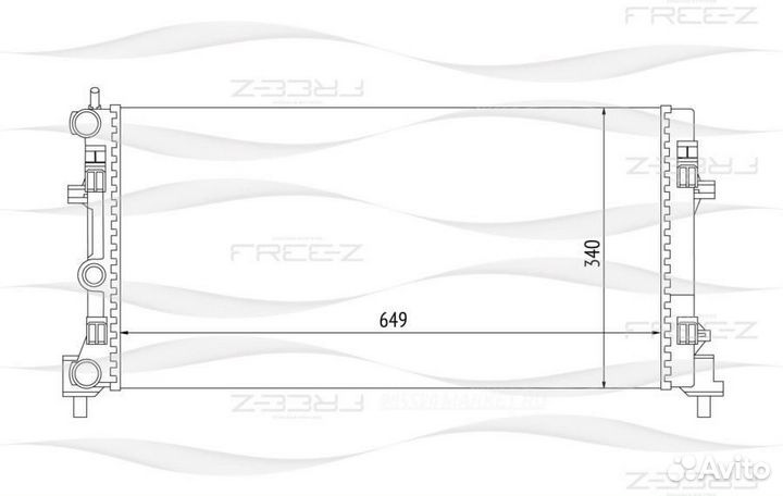 Free-Z KK0187 Радиатор