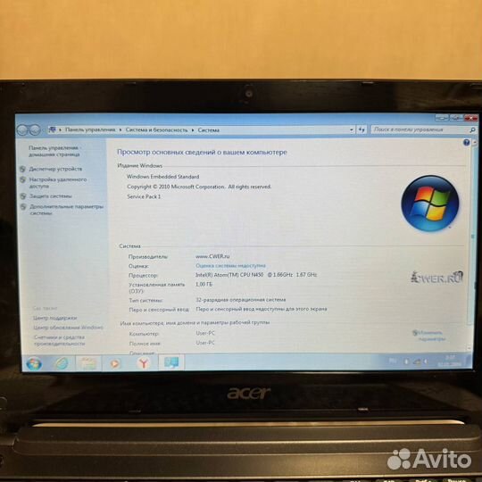 Нетбук Acer D255