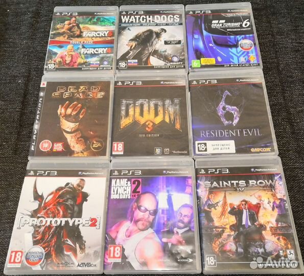 Диски, игры ps3