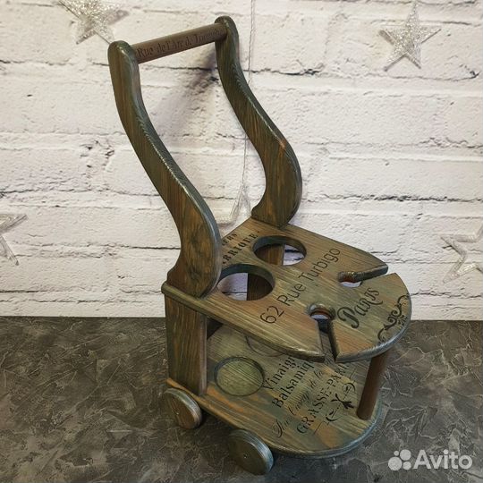 Стол для вина. Дерево. Роспись