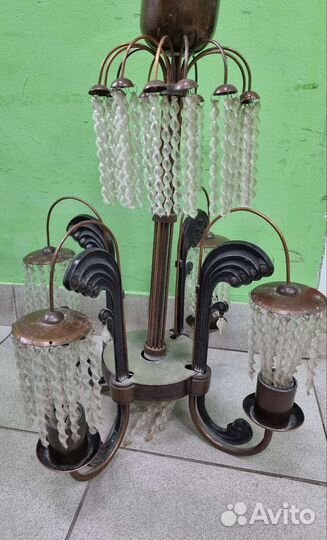 Хрустальная люстра, времён СССР