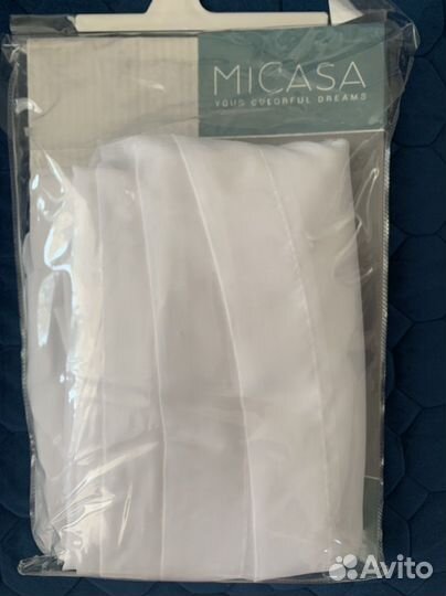 Тюль белая новая