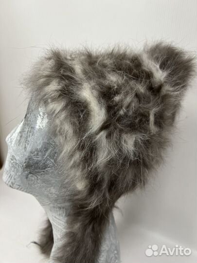 Винтаж Шапка пуховая детская