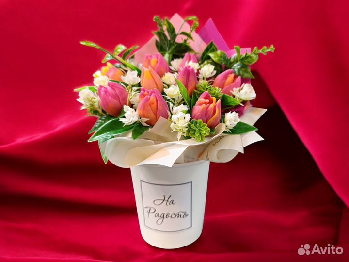 Тюльпаны мыло ручной работы, 8 марта
