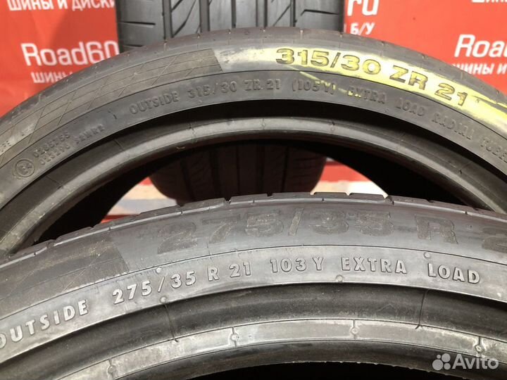 Continental ContiSportContact 5 275/35 R21 и 315/30 R21