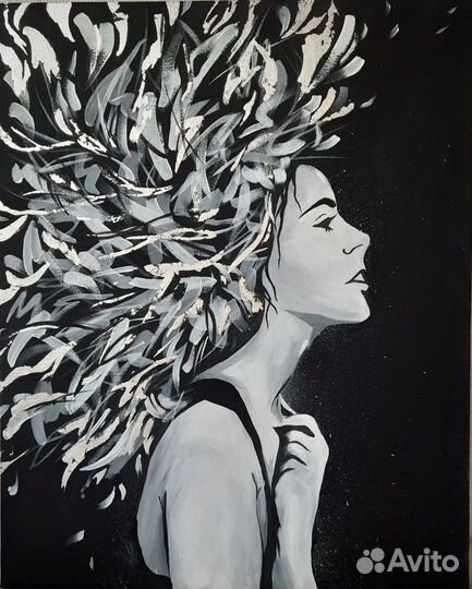 Картина акрилом 