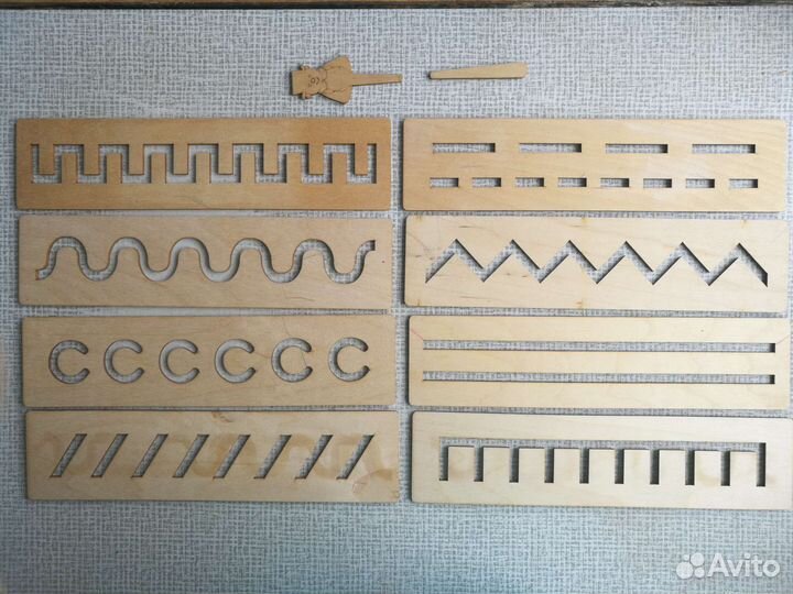 Деревянные трафареты для детей