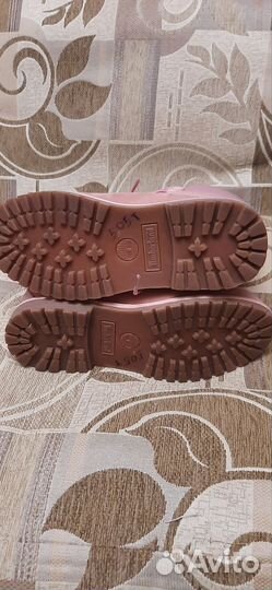 Ботинки женские Timberland 10061 розовые р.6 US