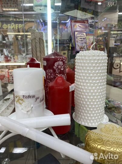 Свечи парафиновое +воск