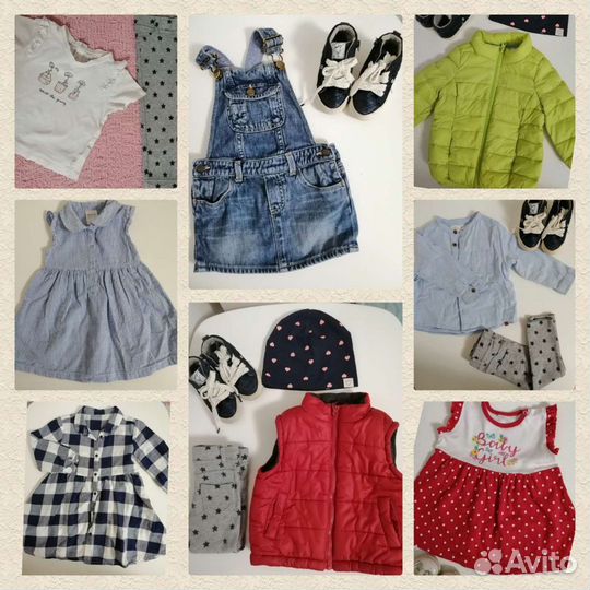 Одежда для девочки пакетом 80 86